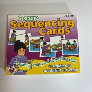 6-Scene Sequencing Cards for Kids